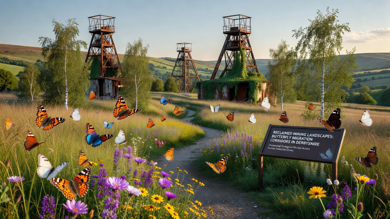 Reclaimed Mining Landscapes in Derbyshire Reveal Butterfly Migration Corridors